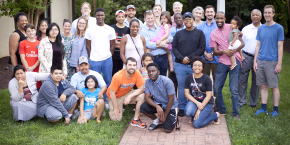 Students Mentors and Their Families at the Strive End of Year Banquet 2018