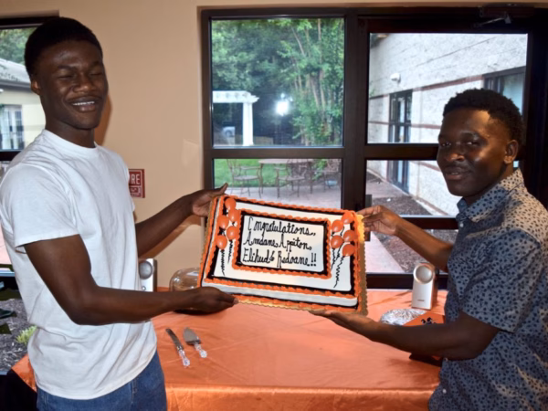 Amdane and Elihud Graduation Cake