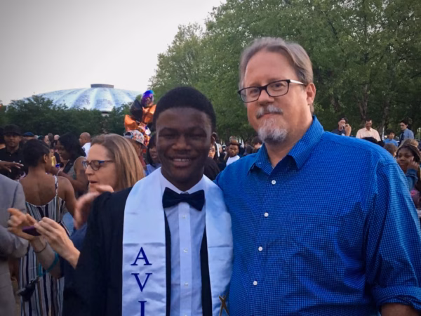 Amdane and his mentor Byron