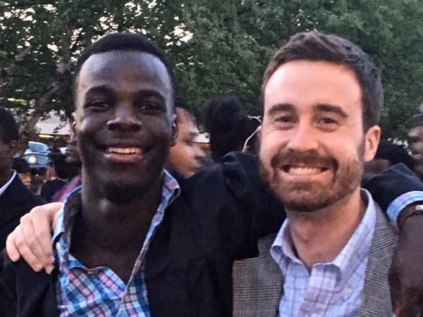 Redoane and his mentor Luke