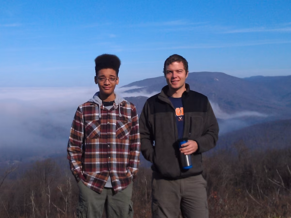 Jonathan Showalter Xavier hiking