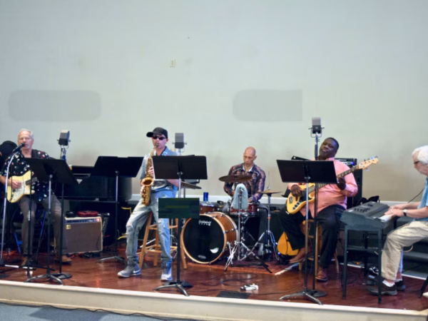 Layman family honored Art of Building Community Chickenhead Blues Band