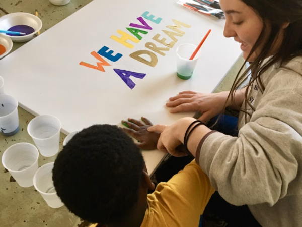 Students learn dream Martin MLK Day