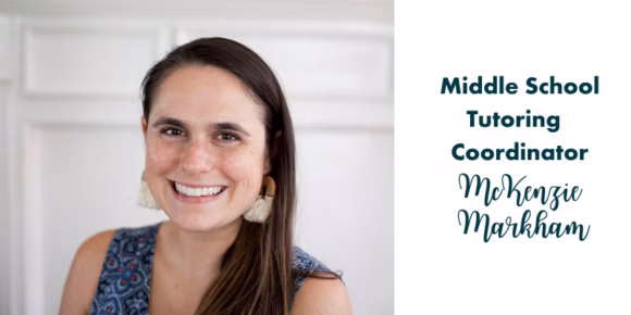 Middle School Tutoring Coordinator McKenzie Markham